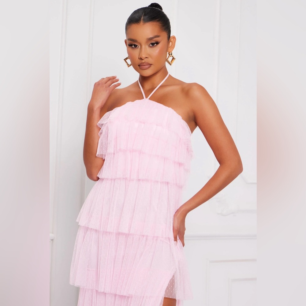 Dressing Up Tulle Maxi Dress - Fashion Nova